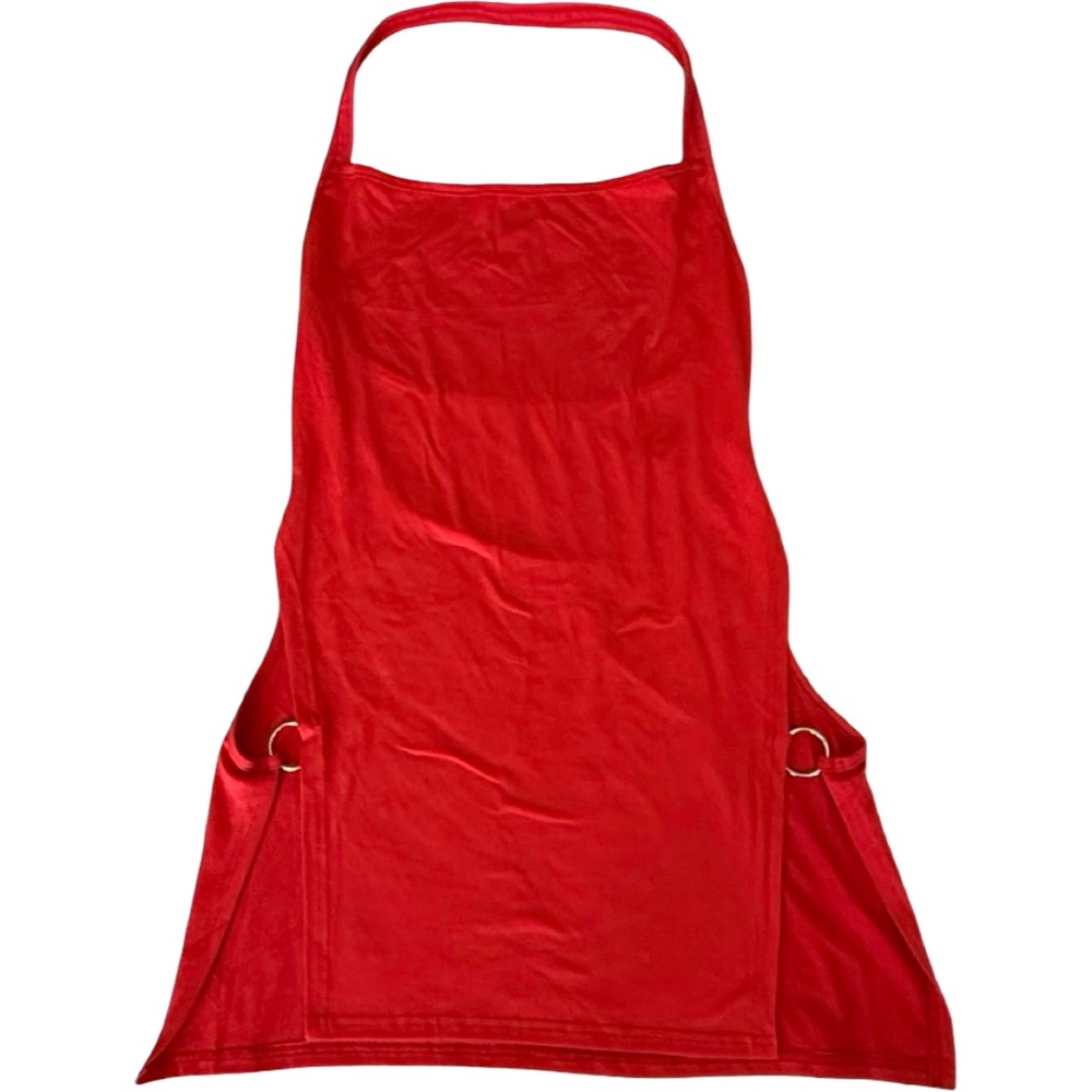 Red Halter Apron
